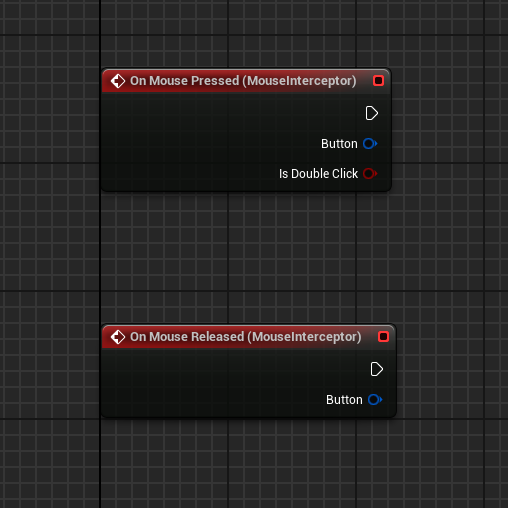 Обработка нажатия с проверкой bIsDoubleClick